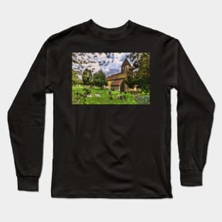 The Churchyard at St Laurence Tidmarsh Long Sleeve T-Shirt